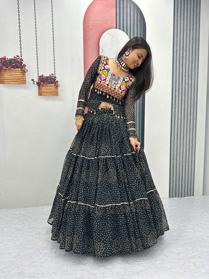 Navratri Special Georgette Lehenga Choli for Garba Night