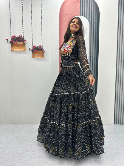 Navratri Special Georgette Lehenga Choli for Garba Night