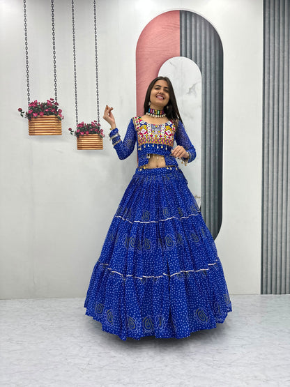 Navratri Special Georgette Lehenga Choli for Garba Night