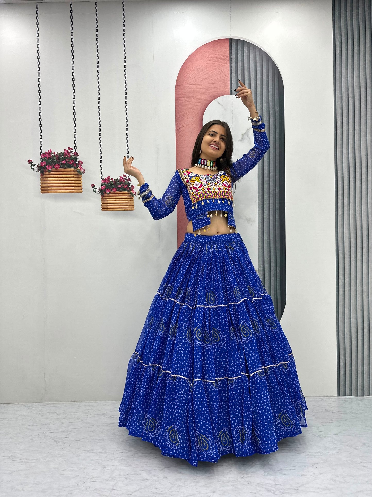 Navratri Special Georgette Lehenga Choli for Garba Night