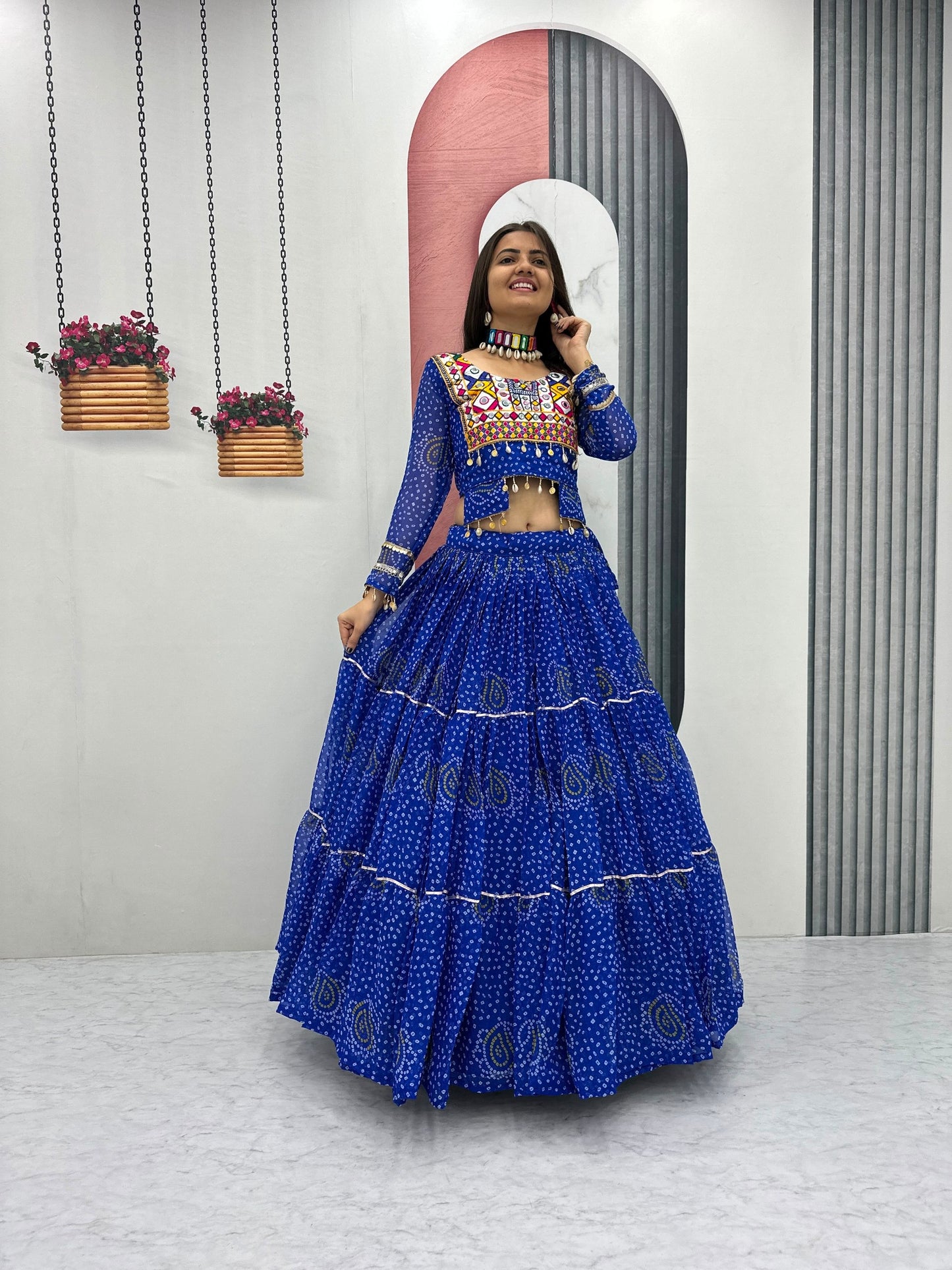 Navratri Special Georgette Lehenga Choli for Garba Night