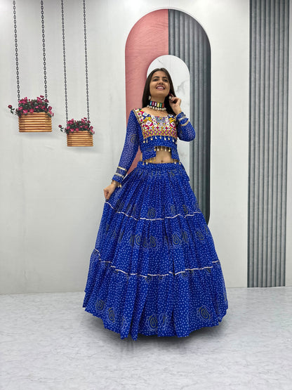 Navratri Special Georgette Lehenga Choli for Garba Night