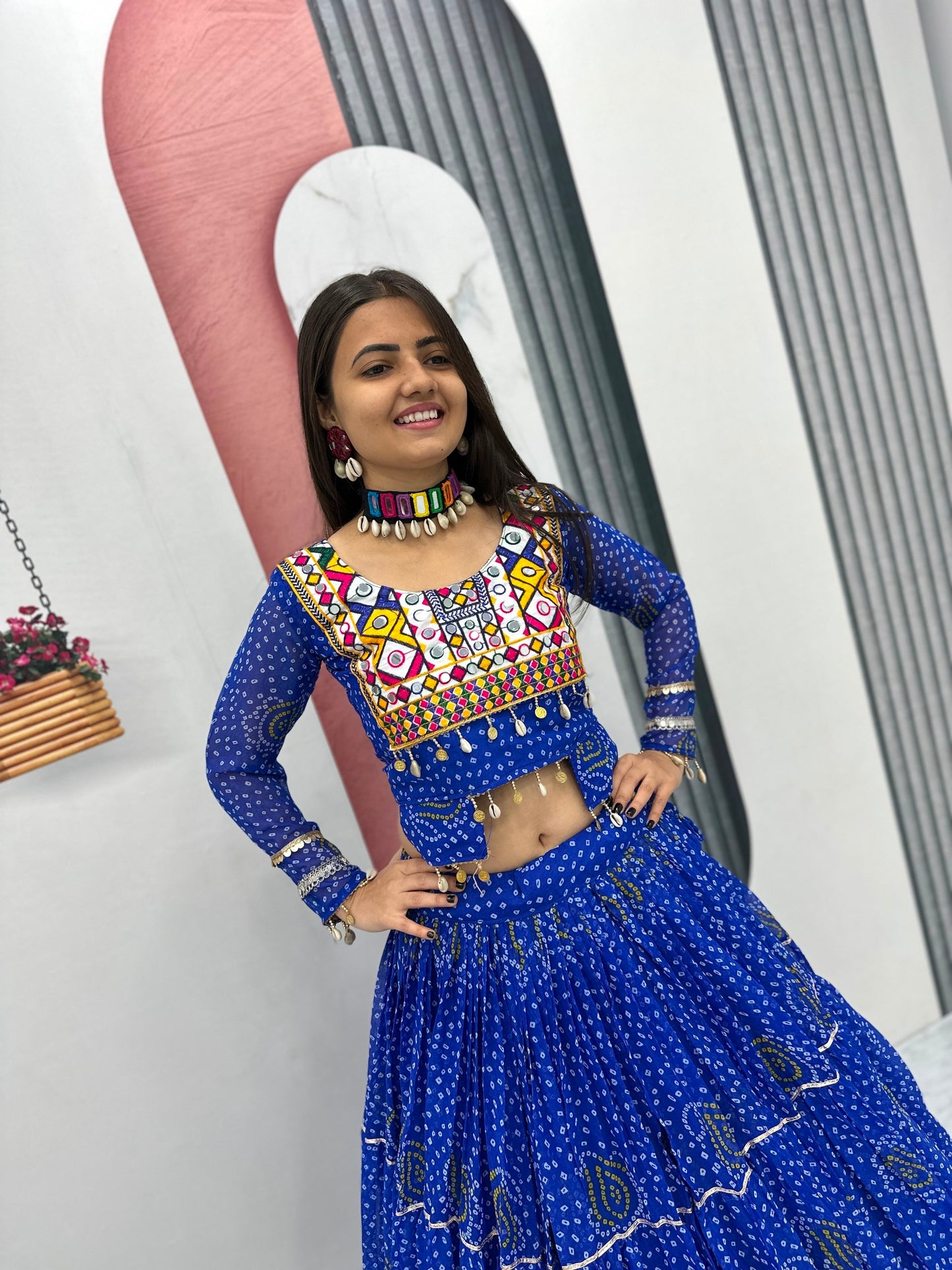Navratri Special Georgette Lehenga Choli for Garba Night