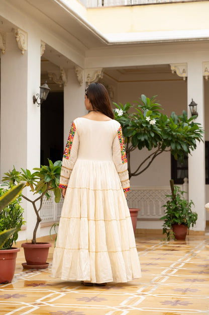 Navratri Special Fully Flared Lehenga Choli for Garba with Kutchi Work